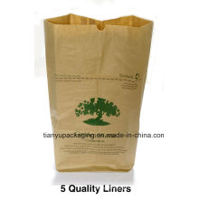 Бумажный мешок для садовых и лиственных отходов